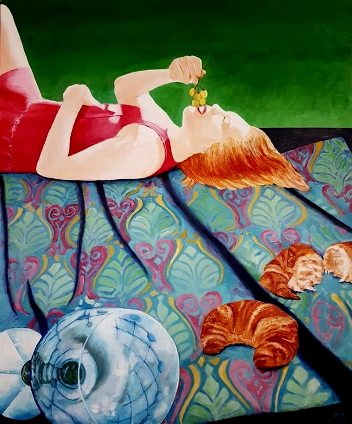 Fruehstueck im Freien 2015  120x100cm Acryl-Vinyl-Lwd-3