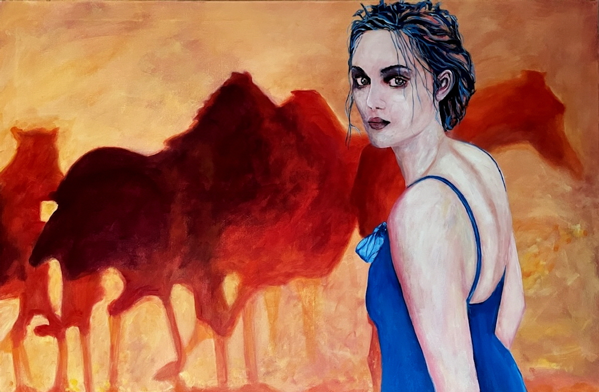 07 Wild Horses - 2022 - Acryl auf Leinwand 80x120cm-3