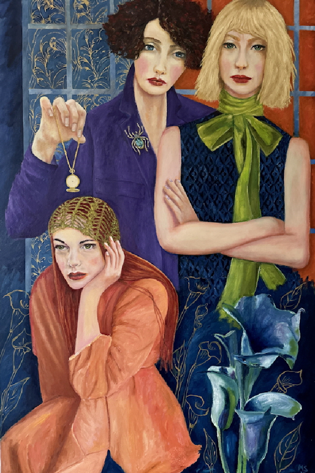 Wahrnehmung 2024 Oel auf Leinwand 180x120cm