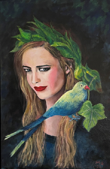 Margarete Stern EVA 2022 Acryl auf Lwd 60x40cm
