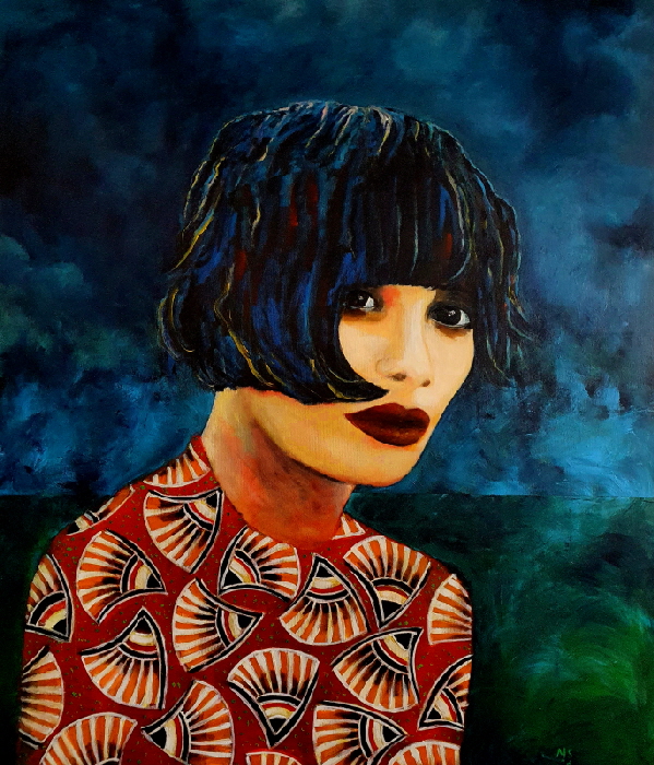 Stormy weather, 2021 Acryl auf Lwd 130x110cm