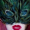 01-Weiblicher Akt mit Maske   2004