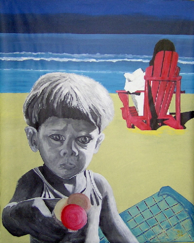 Erdbeere, Vanille, Schokolade 2006 Acryl-Lwd 260x165cm