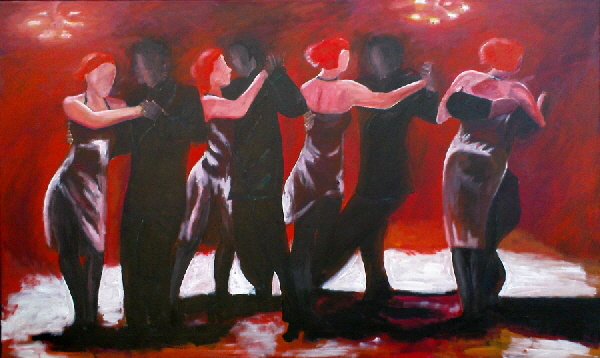 Taeuschung  2006  Acryl-Lwd 100x150cm