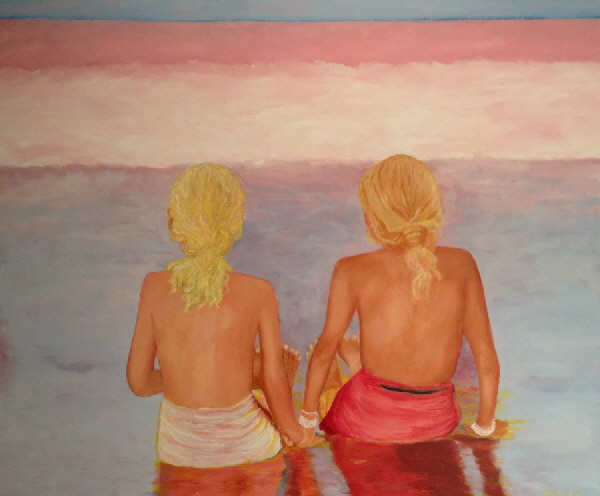 Flut  2014  Acryl-Lwd 100x120cm
