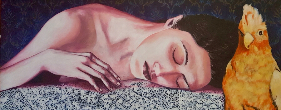 Catch your dreams before they slip away 2018 60x140cm