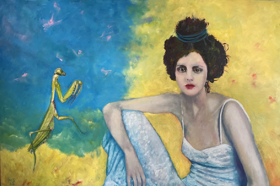 No way out, 2022 Oel auf Leinwand 100x150cm