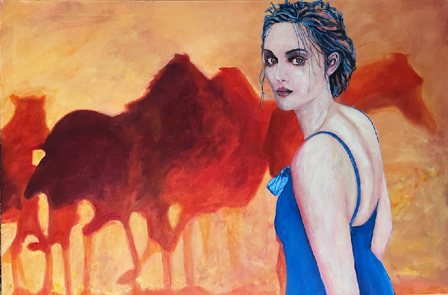 Wild Horses - 2022 - Acryl auf Leinwand -  90x110cm