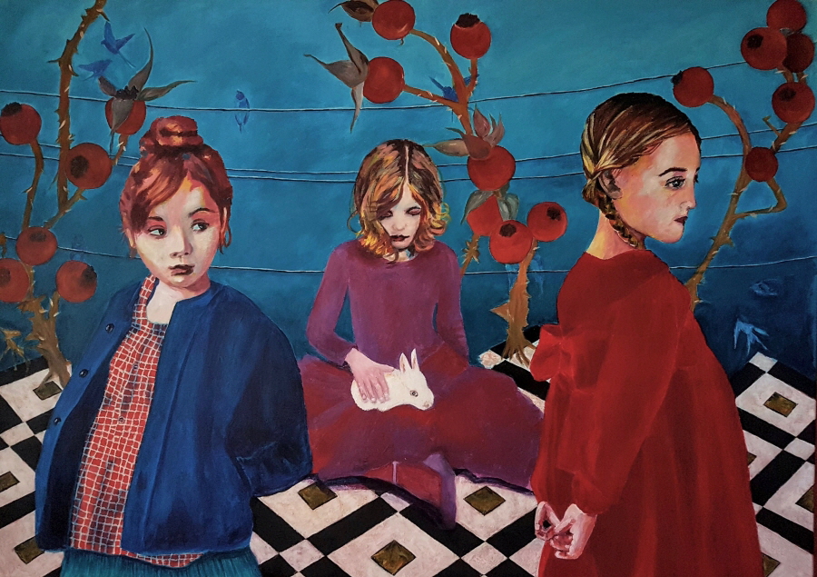 It's going to be a hard way, 2019 acryl lwd 100x140cm