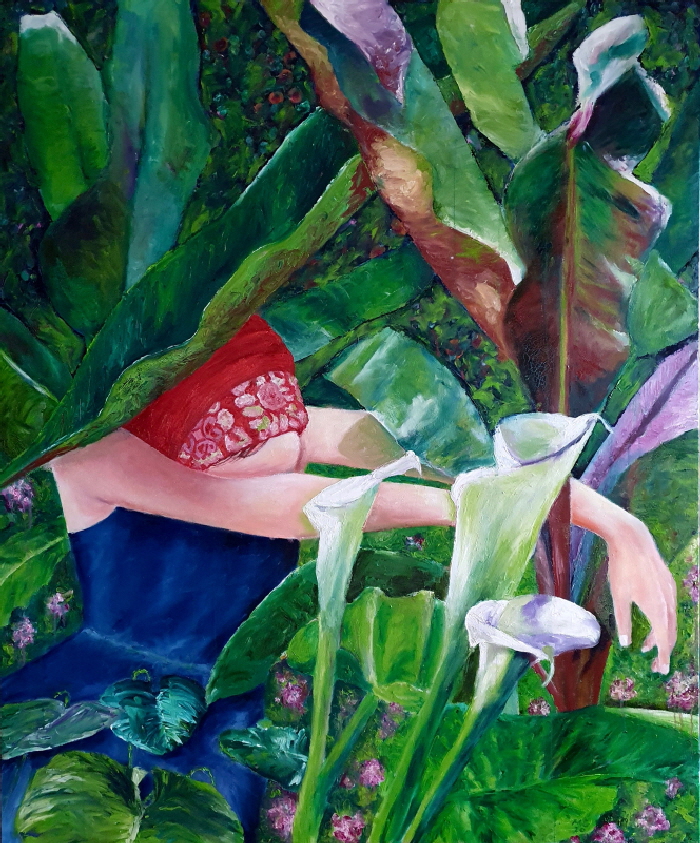 Just tired, 2020, 120 x100 cm, 2020,Oel auf Lwd
